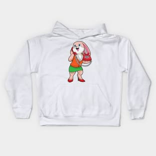 Bunny as Secretary with Phone Kids Hoodie